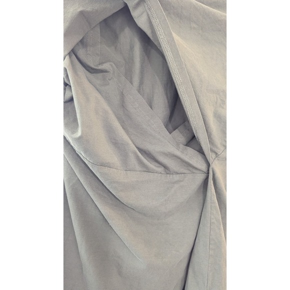 Small Show Women's Nursing Top XXL Long Sleeve Olive Green - Picture 4 of 7